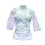 Corset en Satén Coutil – Color Blanco