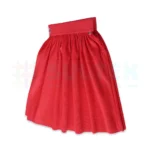 Falda Mil Rayas en Ururo – Color Rubí