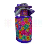Conjunto de Pollera en Paño Importado Modelo Flores con Pavo – Color Barni